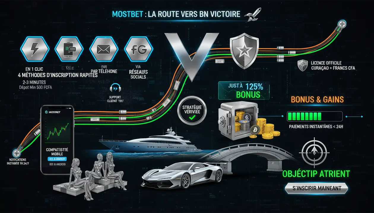 inscription sur Mostbet